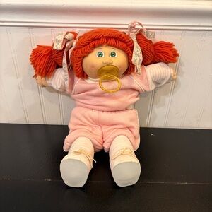 Vintage 1983 Cabbage Patch Kilds
Pacifier Red Hair Braids